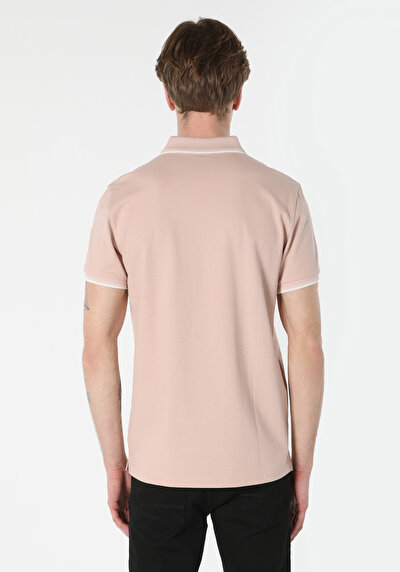 اعرض التفاصيل لـ وردي للرجال قميص بولو  كم قصير