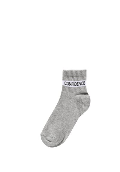 صورة من رمادي للنساء جوارب