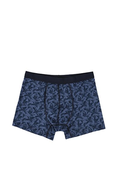 صورة من مودرن فيت رجالي أزرق داكن بوكسر