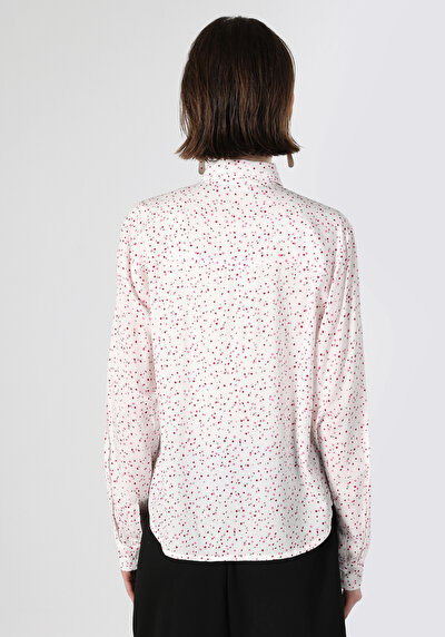 اعرض التفاصيل لـ متعدد الألوان للنساء قميص  كم طويل