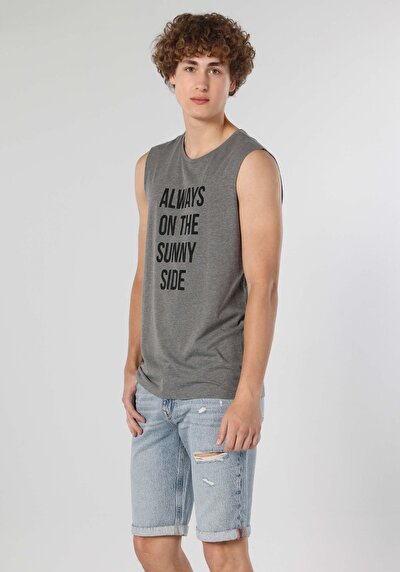 اعرض التفاصيل لـ ملابس عادية للرجال بلوزة بالرمادي