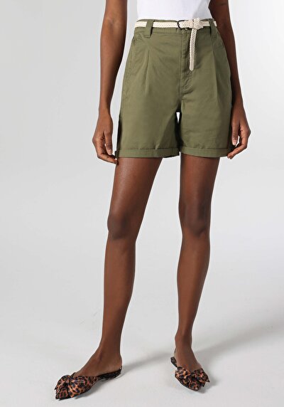 اعرض التفاصيل لـ كاكي للنساء شورت