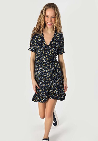 صورة من متعدد الألوان للنساء فستان