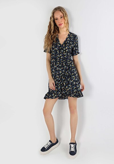 اعرض التفاصيل لـ متعدد الألوان للنساء فستان