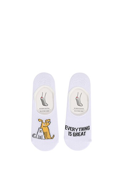 صورة من أبيض للنساء جوارب