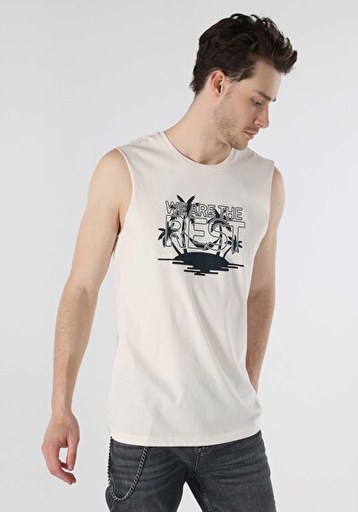 اعرض التفاصيل لـ رجالي عادي فيت إكرو تانك بلوزة