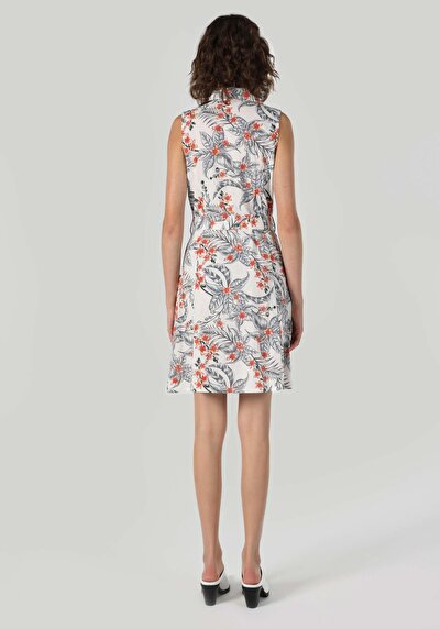 صورة من متعدد الألوان للنساء فستان