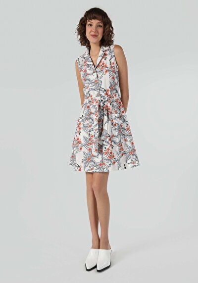 اعرض التفاصيل لـ متعدد الألوان للنساء فستان