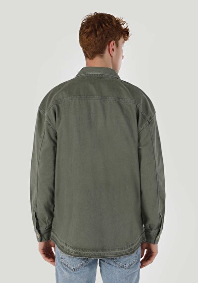 اعرض التفاصيل لـ أزرق للرجال قميص  كم طويل