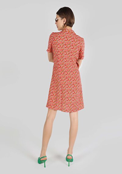 صورة من فستان نسائي متعدد الألوان Slim Fit