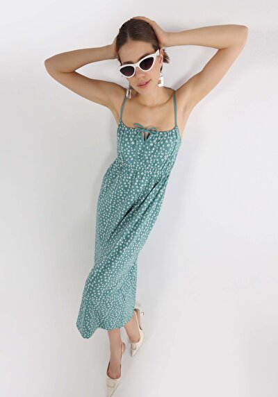 صورة من أخضر للنساء فستان