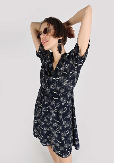 اعرض التفاصيل لـ أزرق بحري للنساء فستان