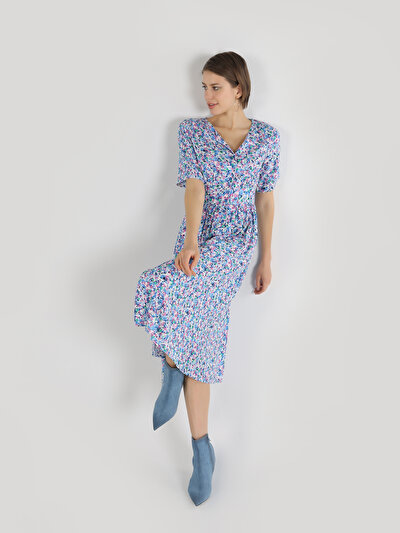 اعرض التفاصيل لـ متعدد الألوان للنساء فستان