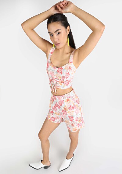 اعرض التفاصيل لـ   خصر عالي شورتات نسائية متعددة الألوان