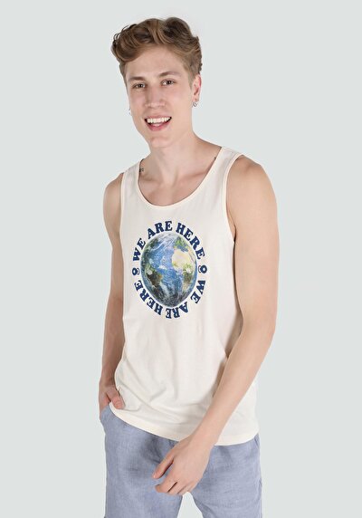 صورة من رجالي عادي فيت إكرو تانك بلوزة