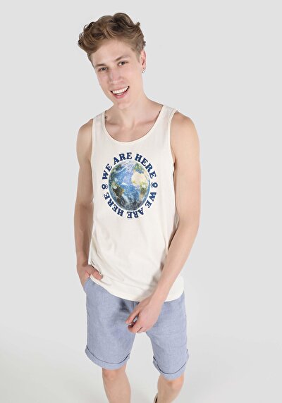 اعرض التفاصيل لـ رجالي عادي فيت إكرو تانك بلوزة