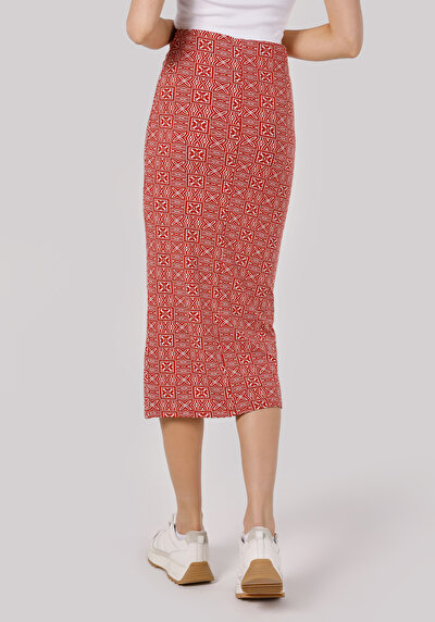 اعرض التفاصيل لـ جيبه نسائية بنية مطبوعة عادية Cl1064028  