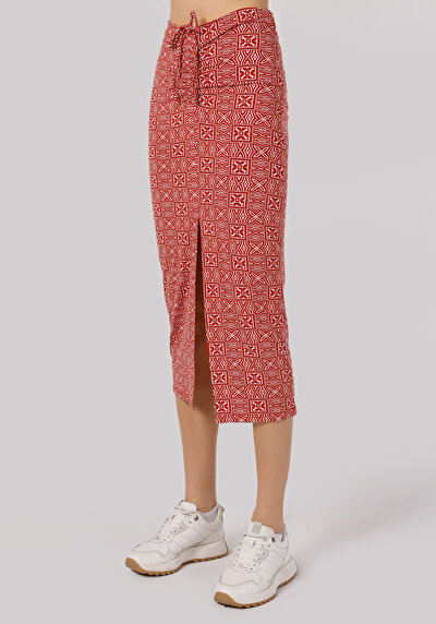 اعرض التفاصيل لـ جيبه نسائية بنية مطبوعة عادية Cl1064028  