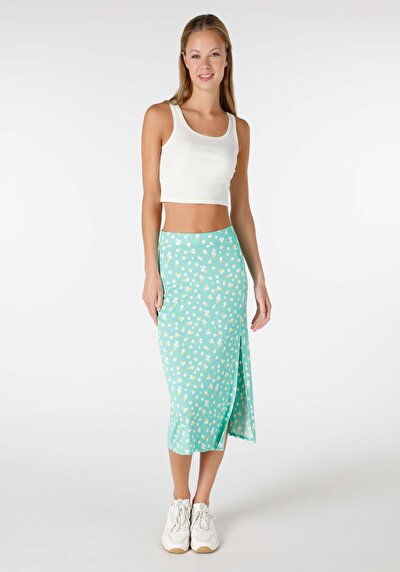 اعرض التفاصيل لـ تنورة نسائية متعددة الألوان سليمة