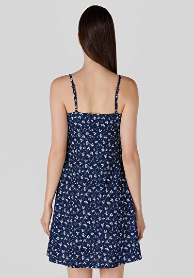 اعرض التفاصيل لـ   زهري نسائي أزرق كحلي بدون أكمام فستان