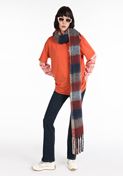 اعرض التفاصيل لـ   رقبة مستديرة نسائي برتقالي كم قصير تي شيرت