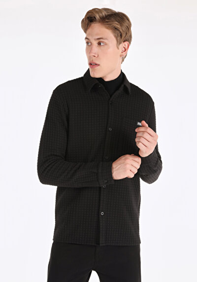 صورة من أسود للرجال جاكيت سترة