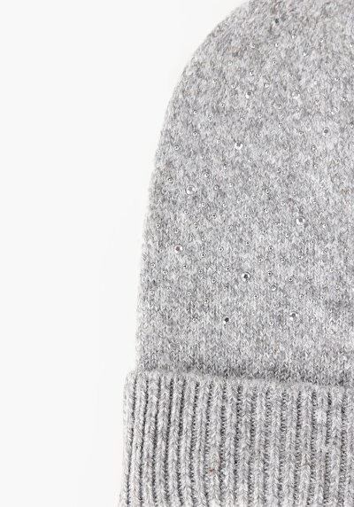 اعرض التفاصيل لـ قبعة صغيرة رمادية نسائية