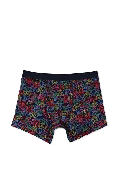 صورة من مودرن فيت رجالي أزرق داكن بوكسر