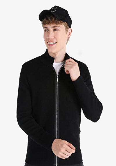 صورة من كارديجان أسود رجالي سليم