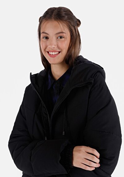 اعرض التفاصيل لـ أسود للنساء جاكيت