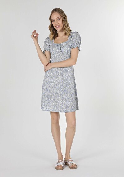 صورة من متعدد الألوان للنساء فستان