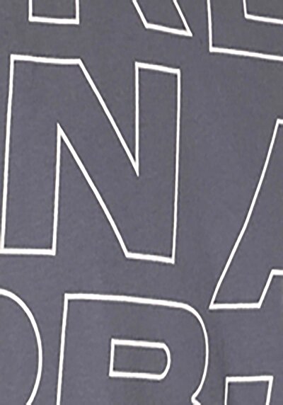 اعرض التفاصيل لـ   طوق دائري مطبوع رجالي أنثراسايت قصيرة الأكمام تي شيرت