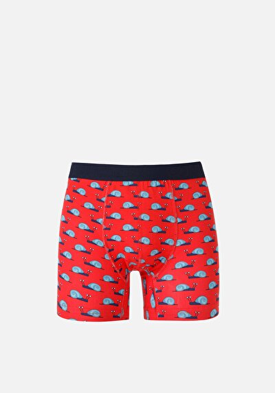 صورة من أحمر للرجال ملابس داخلية