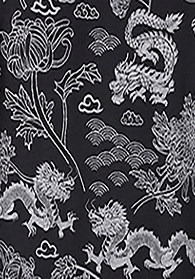 اعرض التفاصيل لـ   طوق دائري مطبوع رجالي أنثراسايت قصيرة الأكمام تي شيرت