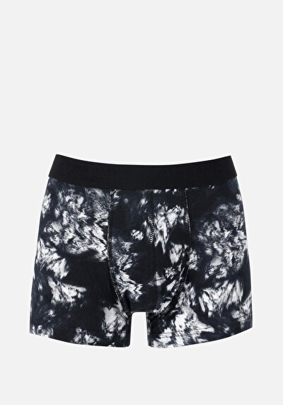 صورة من مودرن فيت مطبوع رجالي أسود بوكسر