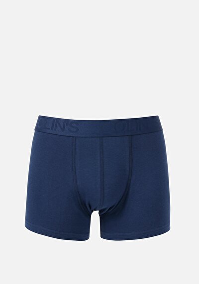 صورة من مودرن  المطبوعة رجالي الأزرق الداكن الملاكم