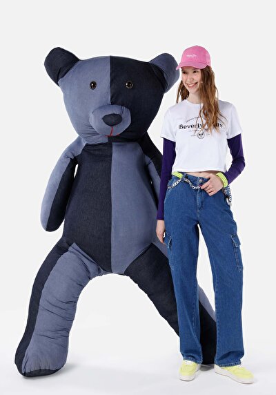 صورة من رقبة مستديرة مطبوعة نسائية أبيض قصيرة أكمام تي شيرت