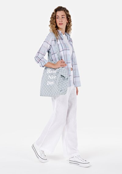 اعرض التفاصيل لـ عادي بقصة رفع الخصر ساق واسعة نسائي بنطلون أبيض