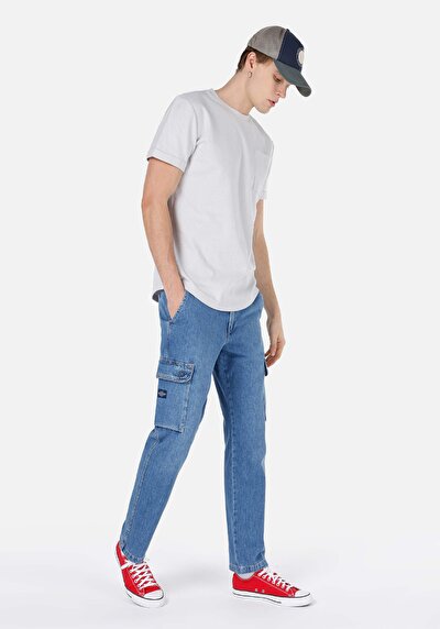 اعرض التفاصيل لـ عادي مقاس رقبة مستديرة رجالي رمادي كم قصير تي شيرت