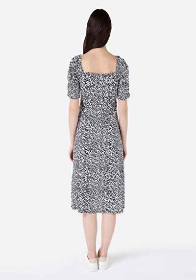 صورة من عادي فستان بطيخ أسود نسائي