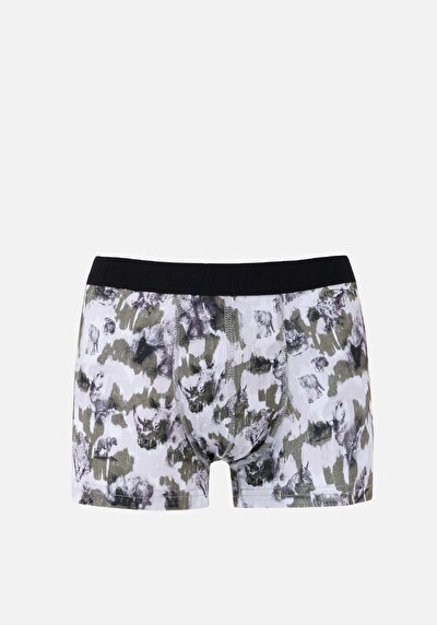 صورة من مودرن فيت مطبوع رجالي أسود بوكسر