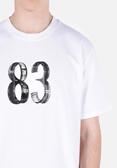 اعرض التفاصيل لـ كومفورت فيت رقبة مستديرة مستقيم تي شيرت رجالي أبيض بأكمام قصيرة