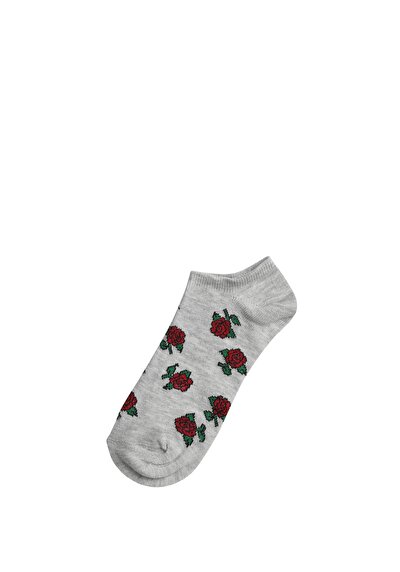 صورة من رمادي للنساء جوارب