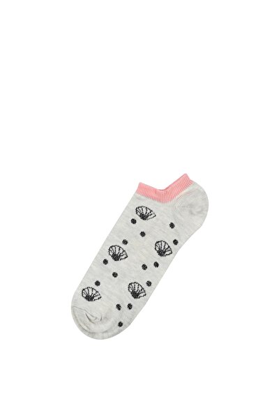 صورة من رمادي للنساء جوارب