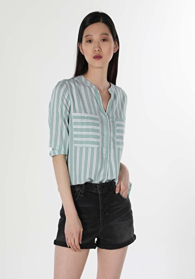 صورة من  للنساء بلوزة كم طويل