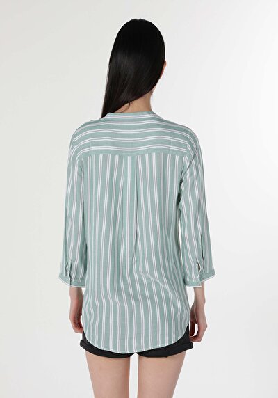 اعرض التفاصيل لـ  للنساء بلوزة كم طويل