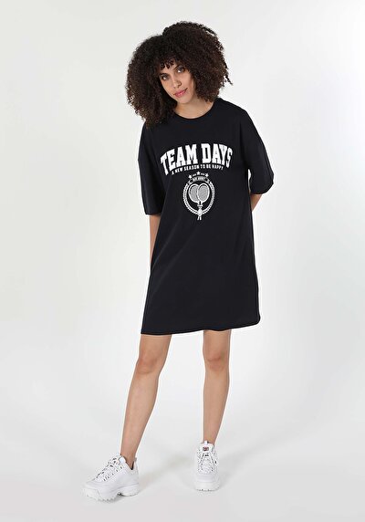 اعرض التفاصيل لـ أزرق بحري للنساء فستان