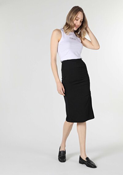 صورة من جيبه نسائية سوداء مطبوعة من Slim Fit Cl1058196  