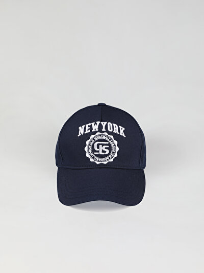 صورة من أزرق بحري للرجال قبعة