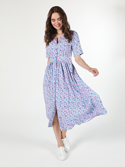 صورة من متعدد الألوان للنساء فستان